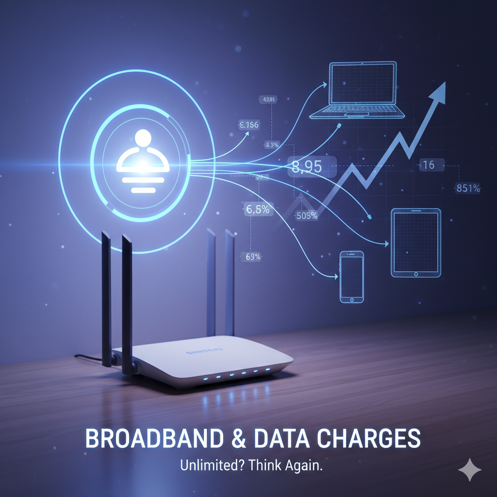 Broad band/ Router /data charges